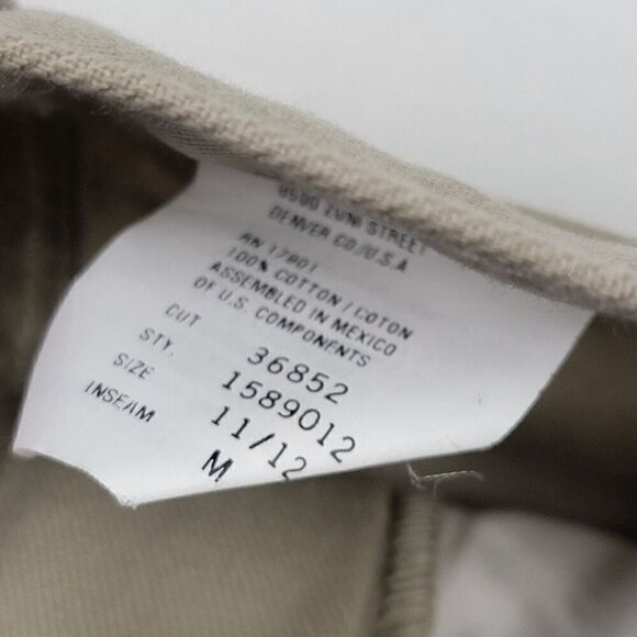 Vtg Rockies Jeans Western Mom Pants High Waisted Tan Slacks Bareback 11/12 TZR - Picture 6 of 14